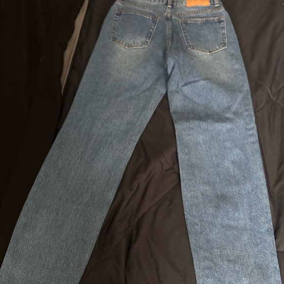 Monkey Ride Distressed Blue Jeans - Picture 3 of 4